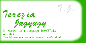 terezia jagyugy business card